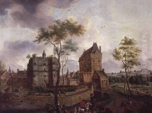 The town gates of Malines - view 1