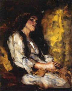 Portrait of a Lady by Ralph Wormsley Curtis