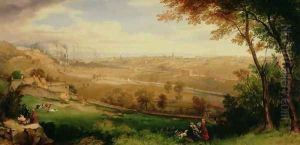 View of Bradford, 1849 by William Cowen