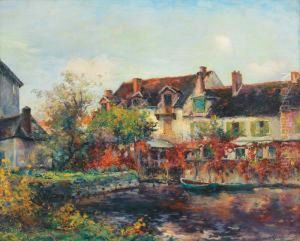 Paysage Au Bord De Riviere