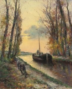 Barge Haulers by Michel Korochansky