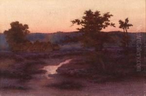 Paysage Au Crepuscule. by Michel Korochansky