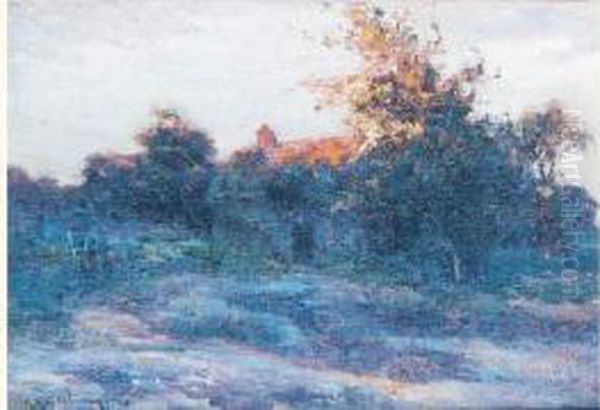 Chaumiere Au Crepuscule - view 1