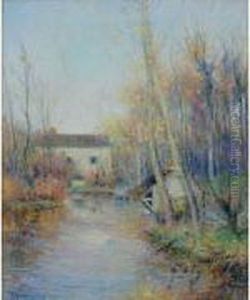  Bord De Riviere A L'automne  by Michel Korochansky