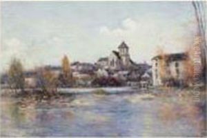 Vue De Moret-sur-loing by Michel Korochansky