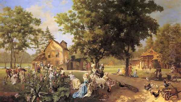 Marie Antoiinette's Hameau in Versailles - view 1