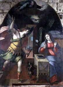 The Annunciation, 1590 by Wenzel Coebergher