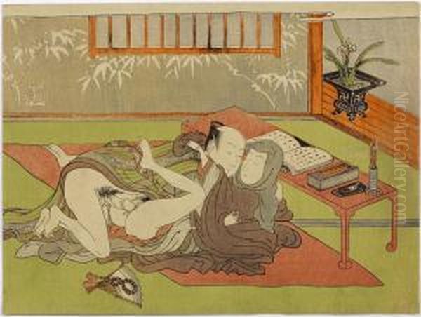 At Temple, Shunga - view 1