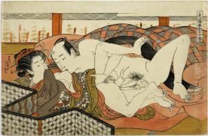 From The Series Shikido Torikumi Juniban by Isoda Koryusai