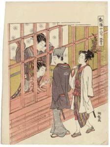 Minazuki (the Sixth Month), From
The Series Enro Junigatsu(brothels In The Twelve Months) by Isoda Koryusai