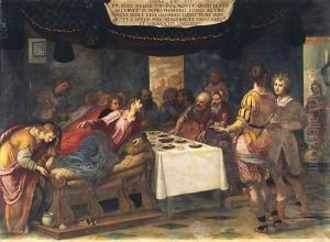 Christ in the House of Simon the Pharisee by Henri Coeylas