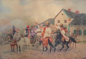 Scena Rodzajowa by Kajetan Kosinski