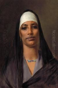 Bildnis Einer Nubierin by Franz Xavier Kosler