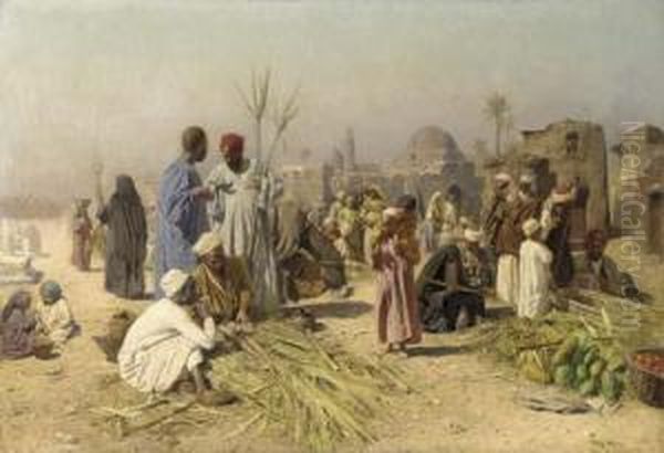 A Vegetable Market, Cairo - view 1