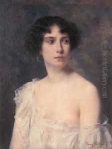 Portrait Einer Jungen Dame Portrait Einer Jungen Dame