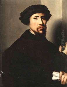 Portrait of a man by Joos Van Cleve