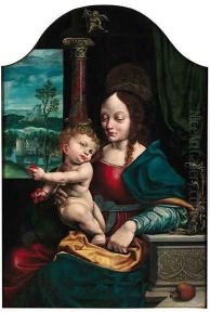 The Madonna of the Cherries by Joos Van Cleve