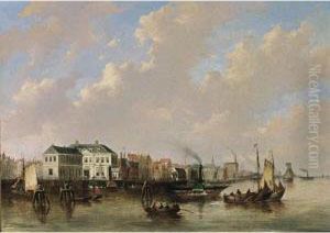 Shipping On The Ij, Amsterdam
