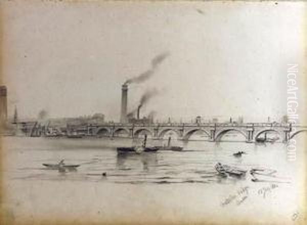 An Album With 36 (double) Pages 
With 29 Drawings And Threewatercolours With Views Of Or Near Margate, 
Sheerness, Gravesand,london, Woolwich, Greenwich, Tunbridge Wells, Dover
 And Amsterdam,and Of Shipping - view 1