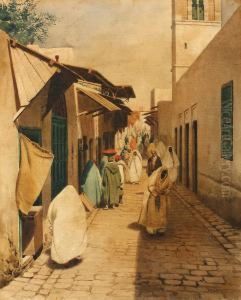 Tunisian Bazar by Jeno, Eugene Koszkol