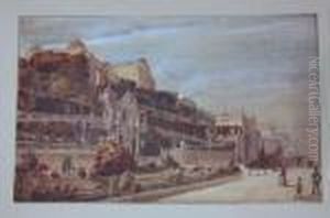 The King's Palace In Budapest by Jeno, Eugene Koszkol
