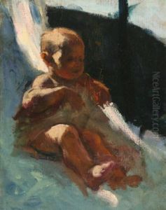 A Gyermek Jezus by Jozsef Koszta