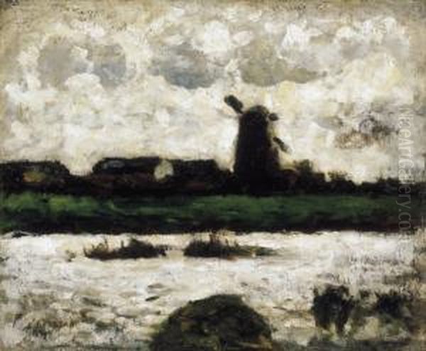 Landscape With Windmill - view 1