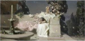 Evening by Vasili Aleksandrovich Kotarbinskii