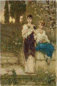 Two Beauties by Vasili Aleksandrovich Kotarbinskii