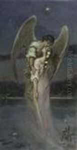 Girl With Angel. Girl With Angel.