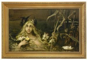 Water Nymph by Vasili Aleksandrovich Kotarbinskii