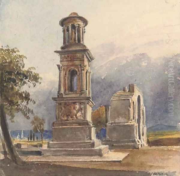 The Mausolee des Jules at Saint-Remy de Provence - view 1
