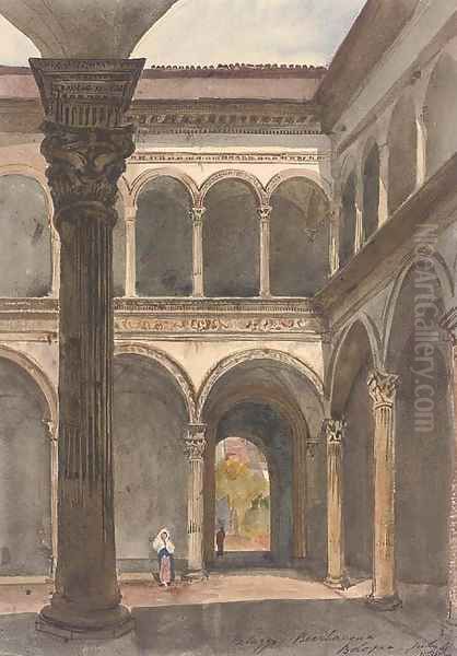 The Palazzo Bevilacqua, Bologna - view 1