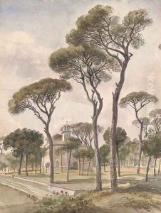 The Villa Borghese, Rome 2 by Harriet Cheney