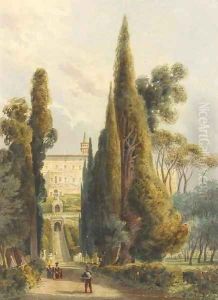 The Villa Borghese, Rome 3 by Harriet Cheney