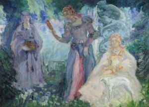 Scene De Parc by Constantin Kousnetzoff
