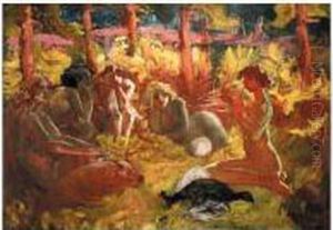 Women With Wild Boar And Turkey
