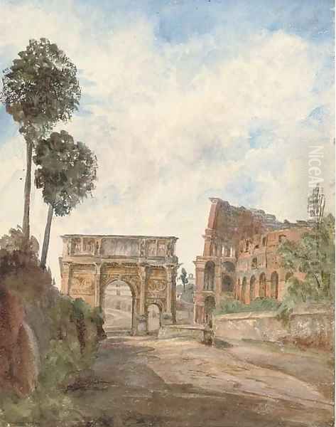 The Arch of Constantine, Rome - view 1