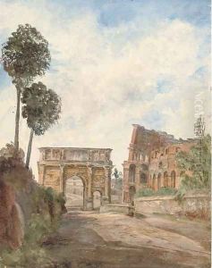 The Arch of Constantine, Rome by Harriet Cheney