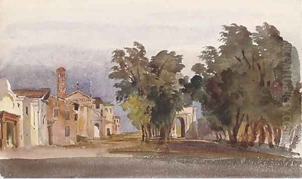 The Campo Vaccino, Rome - view 1