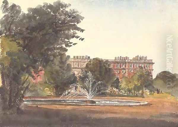 The fountain at Hampton Court Palace - view 1