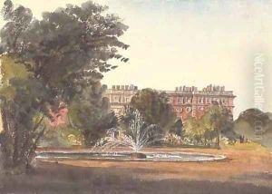 The fountain at Hampton Court Palace by Harriet Cheney