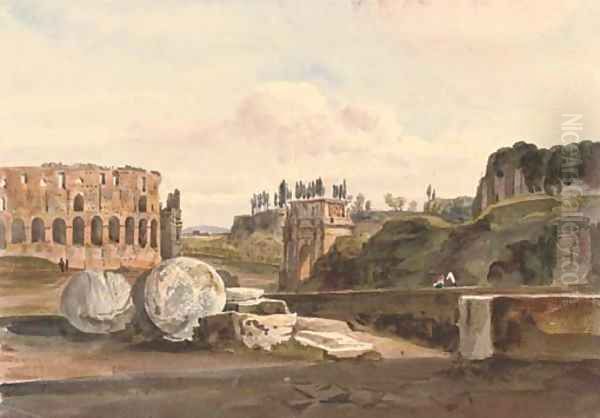 View from the Arch of Titus, Rome - view 1