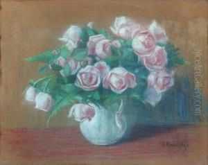 Roze W Wazonie by Leon Kowalski