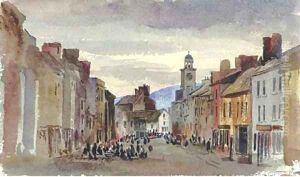Carrick from the inn by Harriet Cheney
