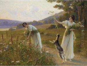 Summer Evening by Leopold-Francois Kowalsky