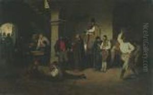 Scena W Wiezieniu by Anton Kozakiewicz