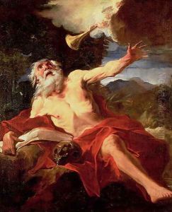 Vision of St. Jerome by Pierre Louis Cretey or Cretet