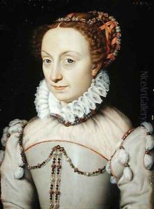 Jeanne III d'Albret (1528-72) Queen of Navarre, 1570 by Francois Clouet