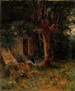 Contemplation by Josif Evstaf'Evic Krackovskij